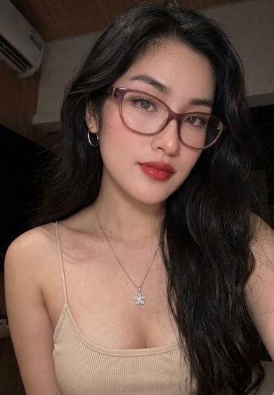 Woman on a private video call